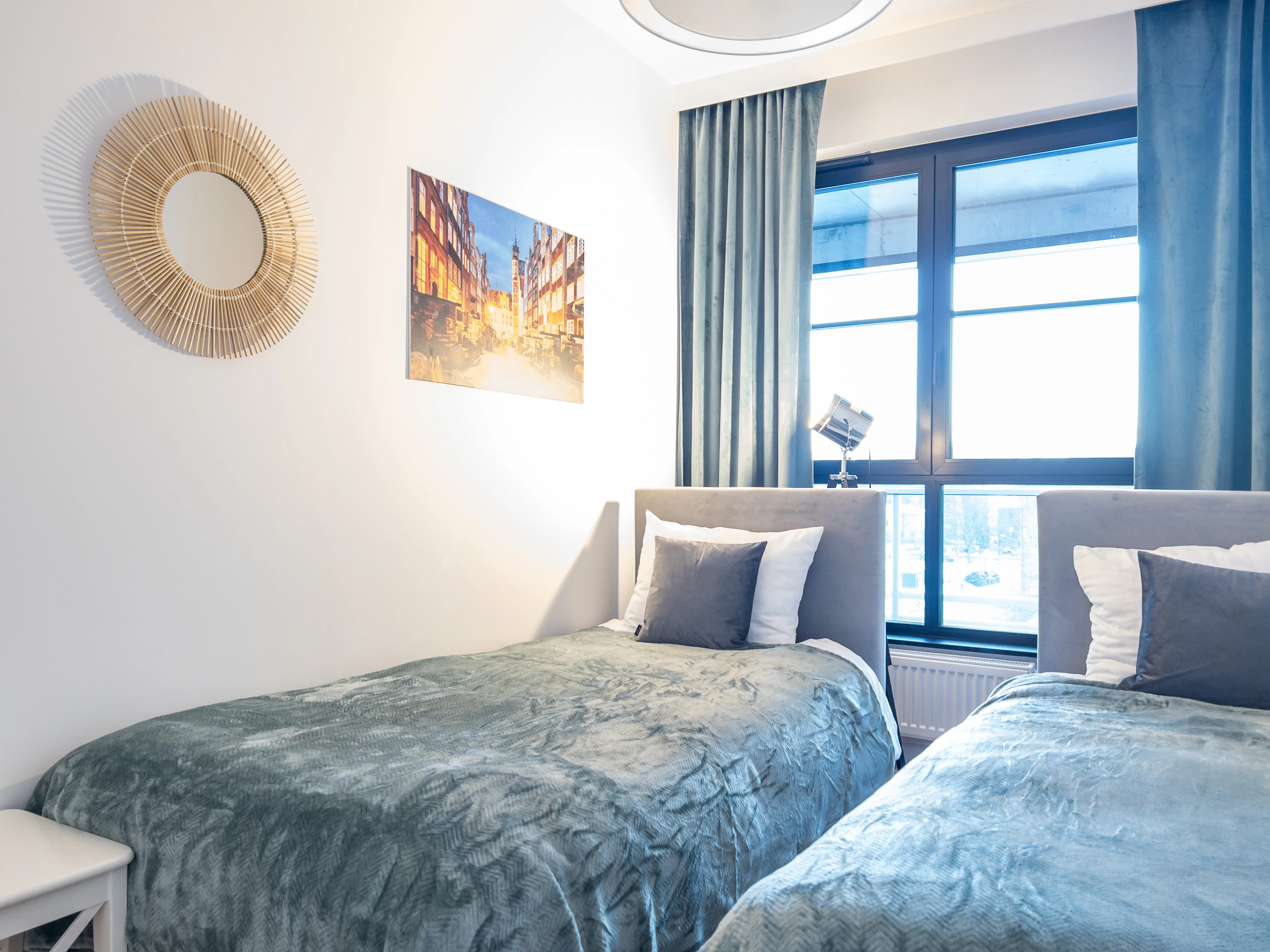 Sypialnia z dwoma łóżkami